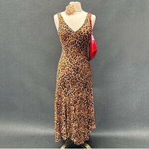 Lola Brown Leopard Print Dress